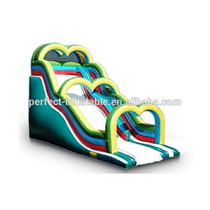 Guangzhou manufacturer 1000 ft slip n slide inflatable slide the city for adult inflatable slip and slide