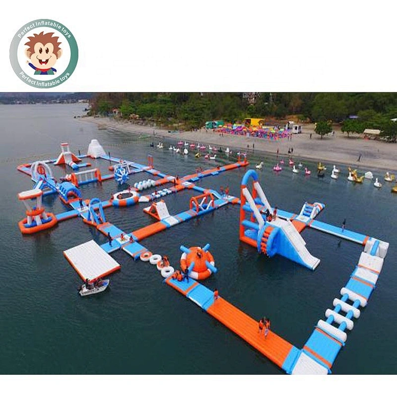 Perfect Inflatable Toys Customized Kids And Adults Amazing Water Park Inflatable Floating For Sale