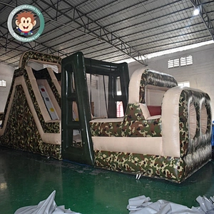 Perfect Inflatable Toys Kids 15*4.5m Commerical Outdoor Inflatable Obstacle Challenge