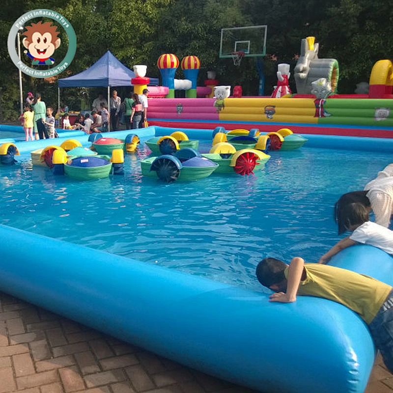 giant commercial portable outdoor adult inflatable swimming pool 0.9mm pvc above ground backyard kids water swim pool