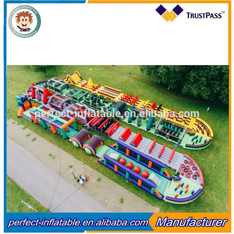 Used commercial inflatable 5K inflatable 5K obstacle course for adults
