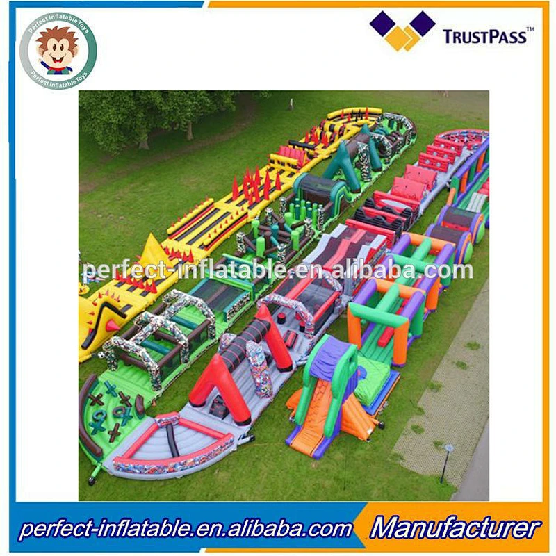 Used commercial inflatable 5K inflatable 5K obstacle course for adults