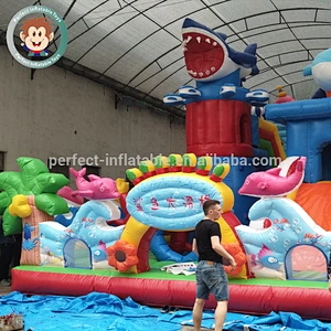 Kids Commercial Inflatable Jumping Bounce Slide Combo Mini Inflatable Bouncy Castle