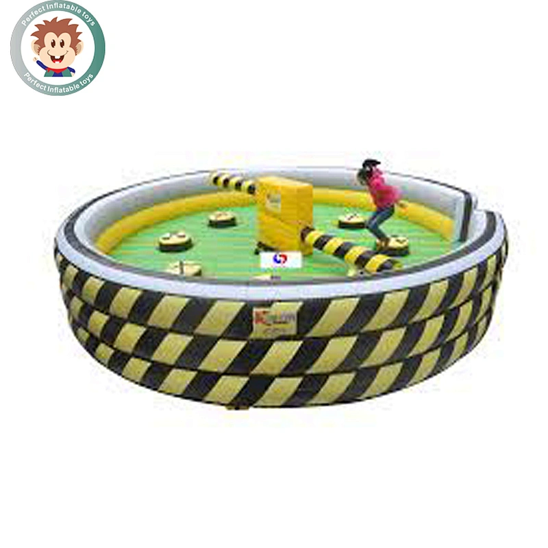 Interactive Inflatable Weeper Inflatable Sport Wipe Out Game For Fun