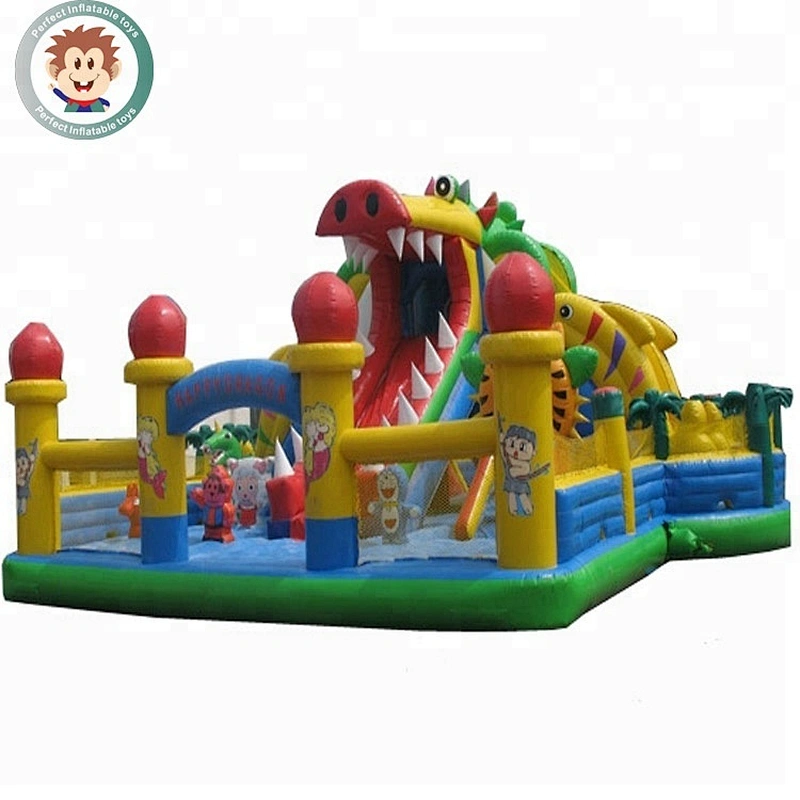 Traditional Chinese Style House Inflatable Jumping Castle Attractive Jumping Bouncy