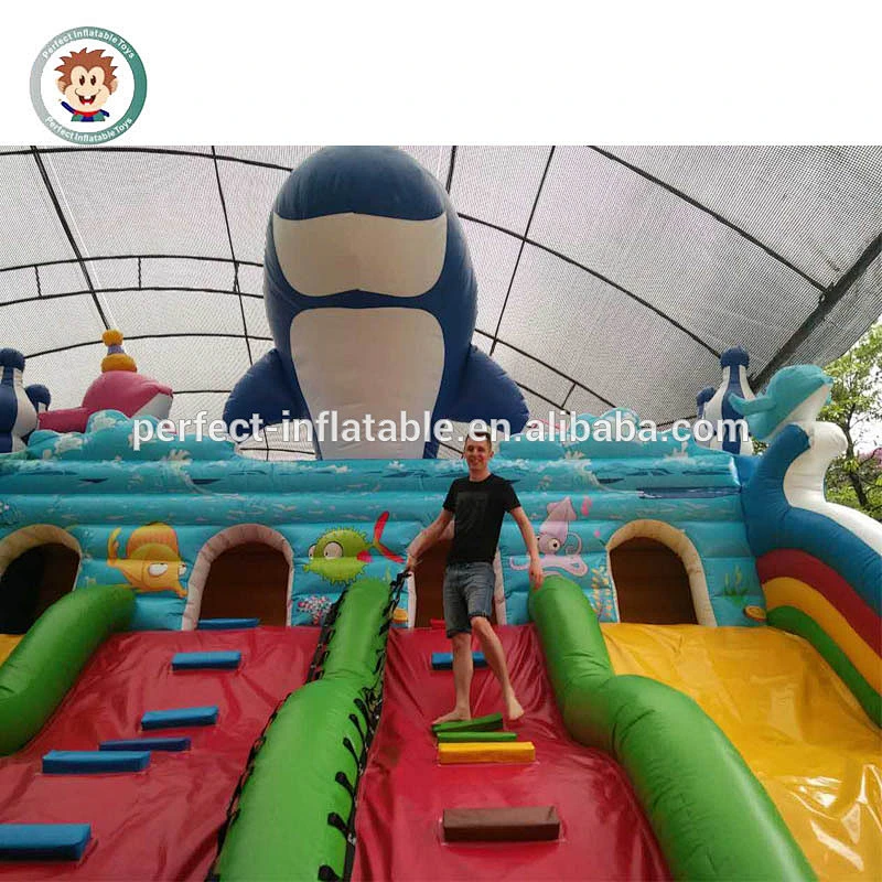 High quality PVC tarpaulin inflatable outdoor playground inflatable bouncer castle inflatable bouncy jumping kids
