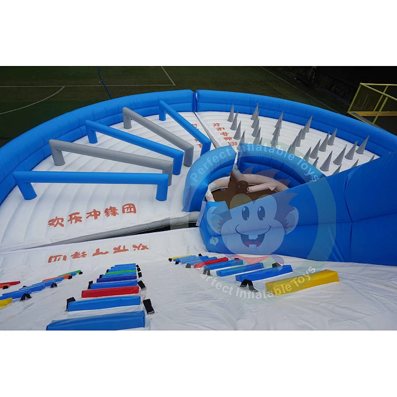 commercial inflatable obstacle tunnel adult inflatable obstacle course inflatable amusement park obstacle