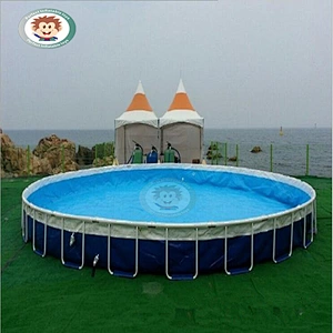 adult size inflatable pool outdoor portable swimming pool with steel stands for sale