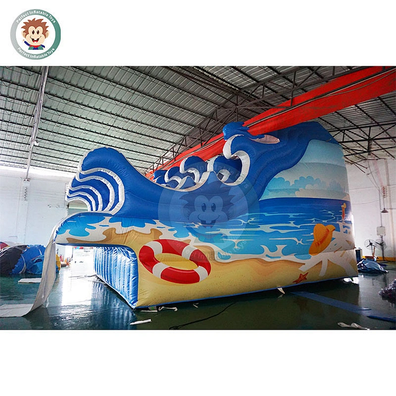 Customized Water Amusement Park Equipment Inflatable Slides For Sale