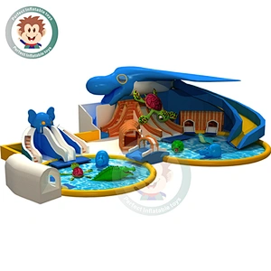 Commercial Large Inflatable Water Slide With Pool Suitable For Children And Adults