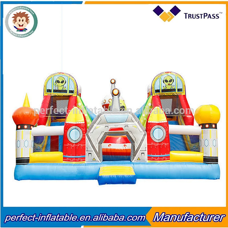 Guangzhou Perfect PVC inflatable castle inflatable fun city bounce house inflatable