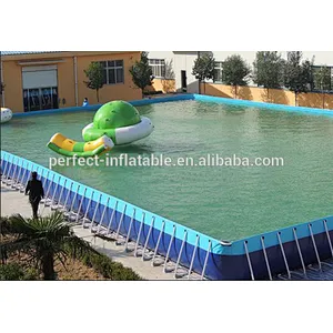 Large inflatable indoor or outdoor pool for sale with swimming pool ladder
