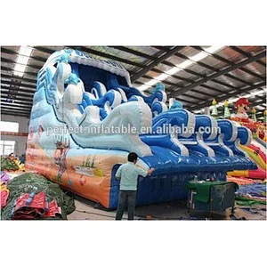 wave Inflatable water slides for adult inflatable water park