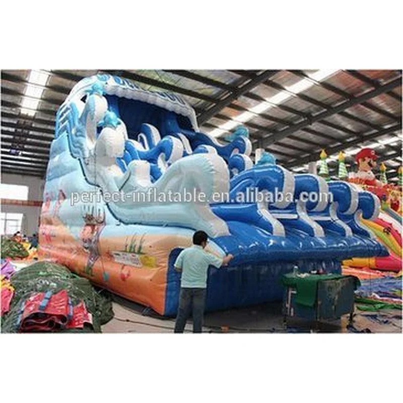 wave Inflatable water slides for adult inflatable water park