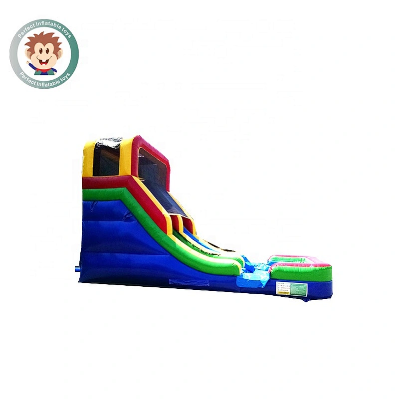 Perfect Inflatable Toys Manufacturer Outdoor 0.55mm PVC Commerical Inflatable Pool Slide