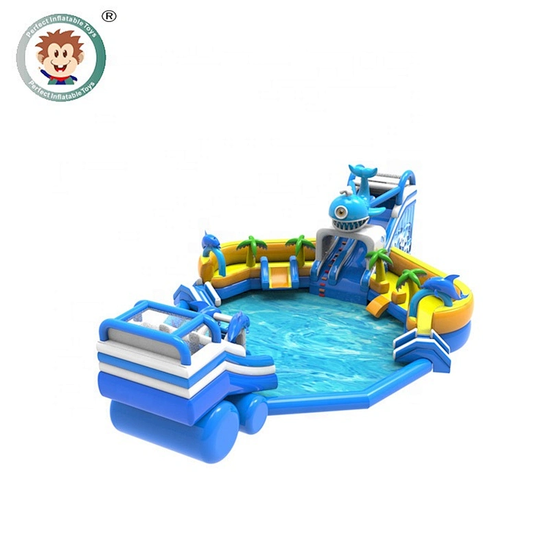 Perfect Inflatable Toys China Manufacturer Amusement Park Equipment Water Slide Pool Inflatable