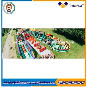 Used commercial inflatable 5K inflatable 5K obstacle course for adults