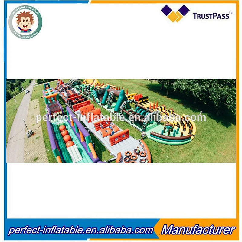 Used commercial inflatable 5K inflatable 5K obstacle course for adults