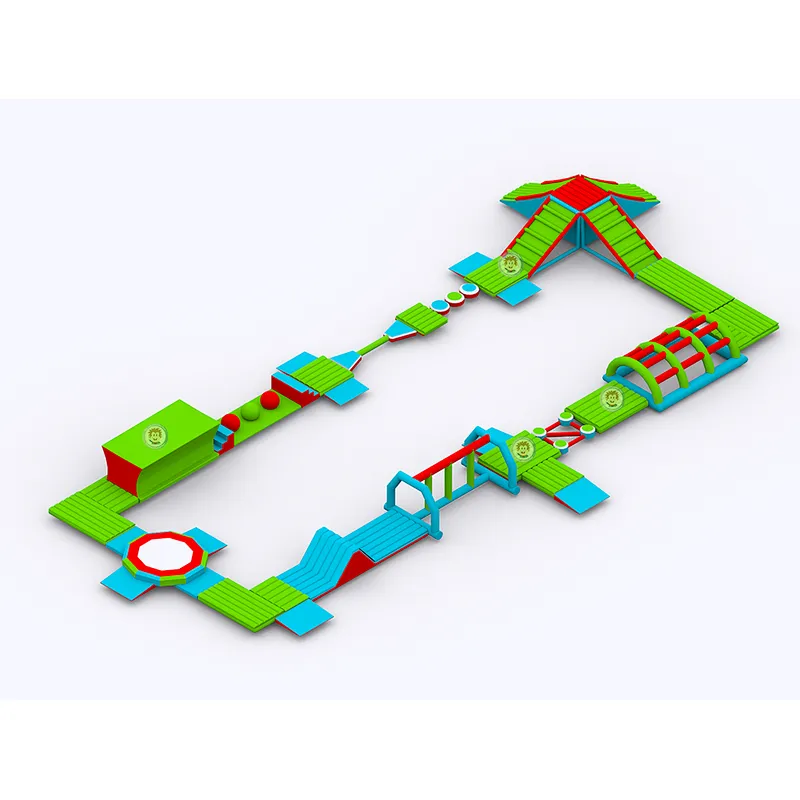 2019 new design inflatable small aqua park water park for commercial