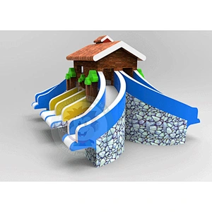 China Specializes In Manufacturing Giant Inflatable Pool Slide For Sale