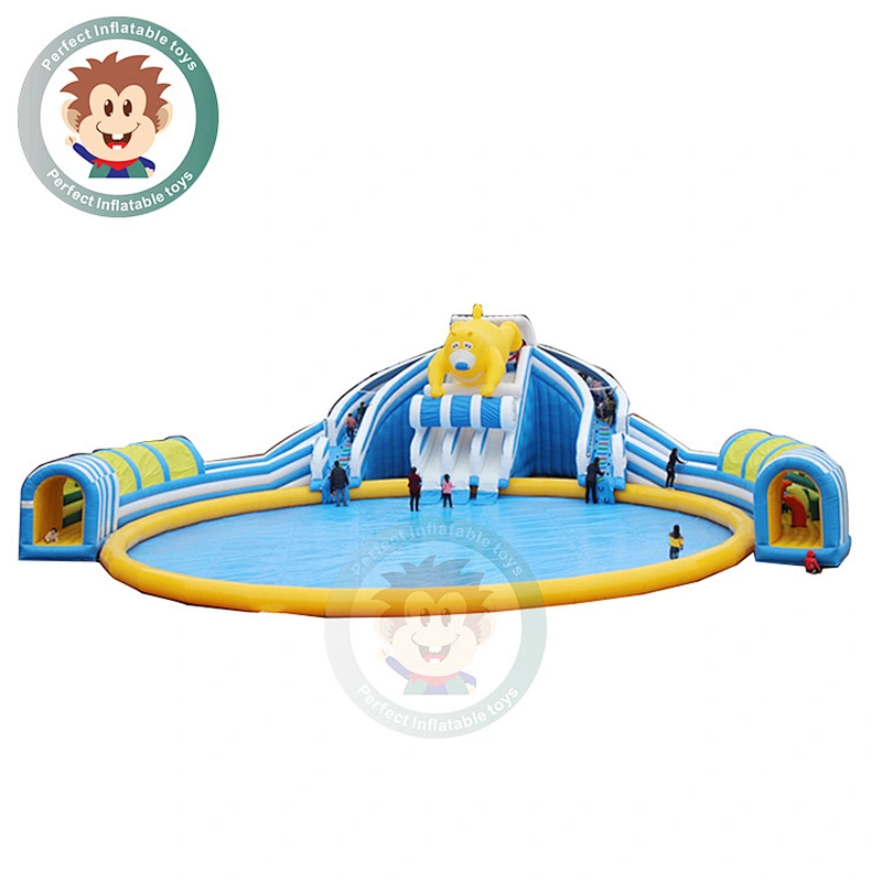 Factory Price High Quality  Inflatable Swimming Pool With  Slide For Sale