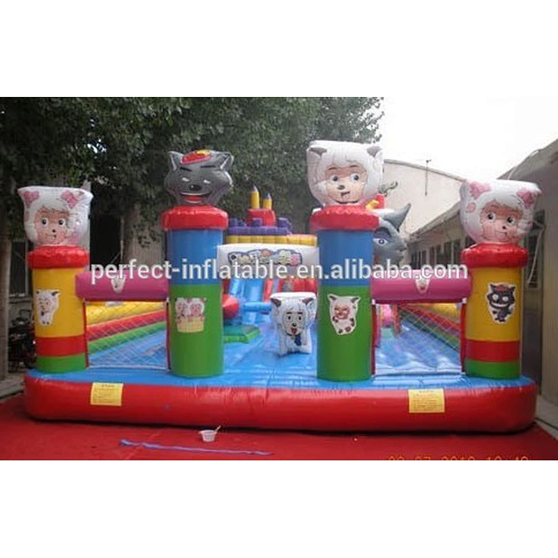 Guangzhou toys amusement equipment, kids indoor playground, inflatable castle