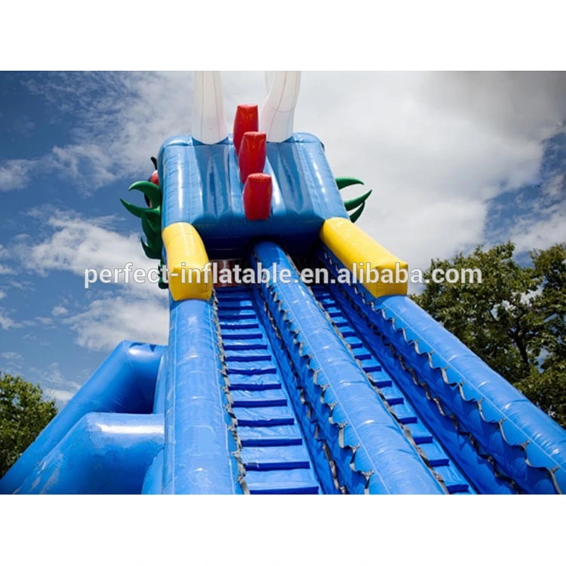 large dragon inflatable water slides for children and for the water park