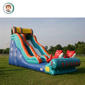 Top sale inflatable pool slide inflatable giant water slide for adults