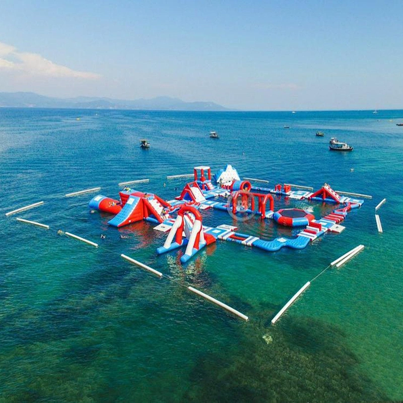 Perfect Toys 0.9mm PVC Portable Inflatable Water Park Giant Water Amusement Park for sale