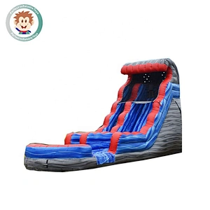 Perfect Inflatable Toys Commercial Outdoor Inflatable Playground Slide With Pool For Adults