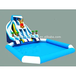 Commercial large inflatable water pool toys outdoor inflatable pool for sale