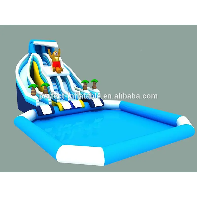 Commercial large inflatable water pool toys outdoor inflatable pool for sale