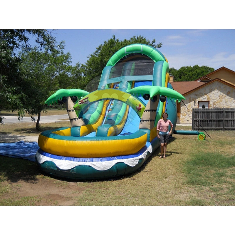 Factory Price Plastic Outdoor Giant Inflatable Water Slide For Sale