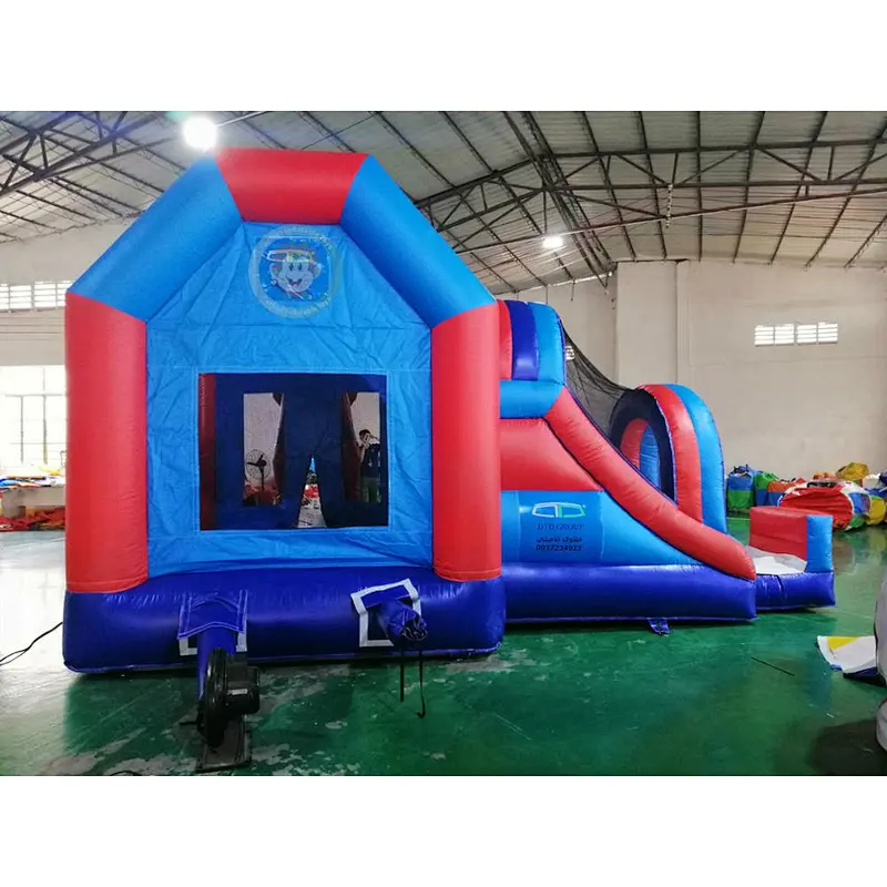 Commercial kids slide bounce house inflatable Spider-Man bounce