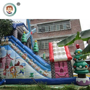 Professional supplier Commerical 0.55mm PVC 6 Meters High Kids Inflatable Slide For Sale