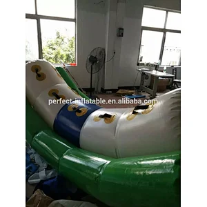 Good quality PVC floating inflatable boat swimming pool inflatable sports games for adults