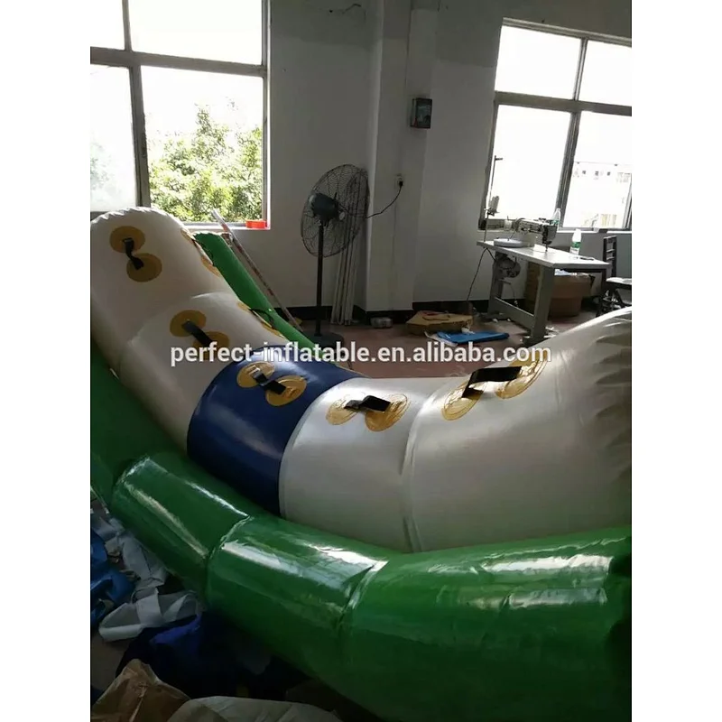 Good quality PVC floating inflatable boat swimming pool inflatable sports games for adults