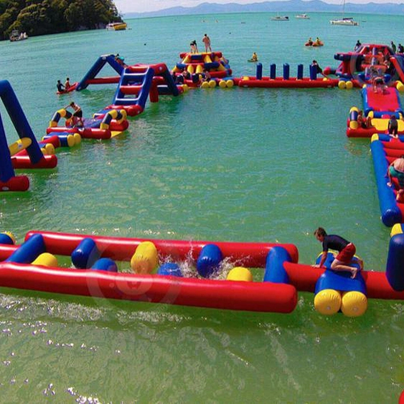2018 Giant 0.9mm PVC Adults And Children Floating Aqua Park Sport Games Equipment Inflatable Water Park Games