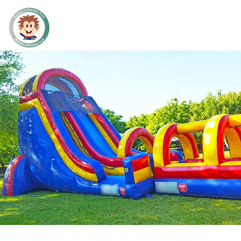 Perfect Inflatable Toys 15 Meter Commercial Customized Outdoor Inflatable Adult Water Slide For Sale