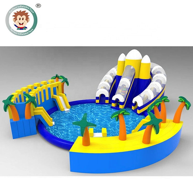 Perfect Inflatable Toys Cheap Price Amazing Amusement Park Used Inflatable Water Slide For Sale
