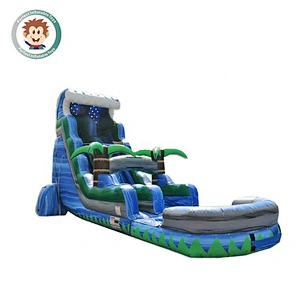 Perfect Inflatable Toys Customized 0.55mm PVC Outdoor Inflatable Water Slide For Pool