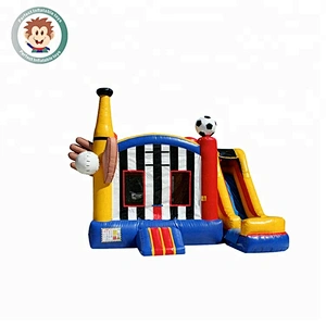 Used PVC 0.55mm material 2017 lovely style sling jumper inflatable trampoline for children