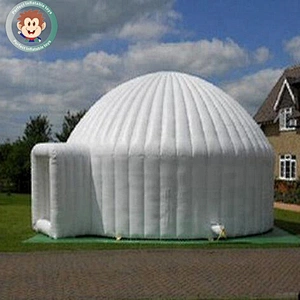 Hot sale white Beautiful Circle Inflatable tent For Party