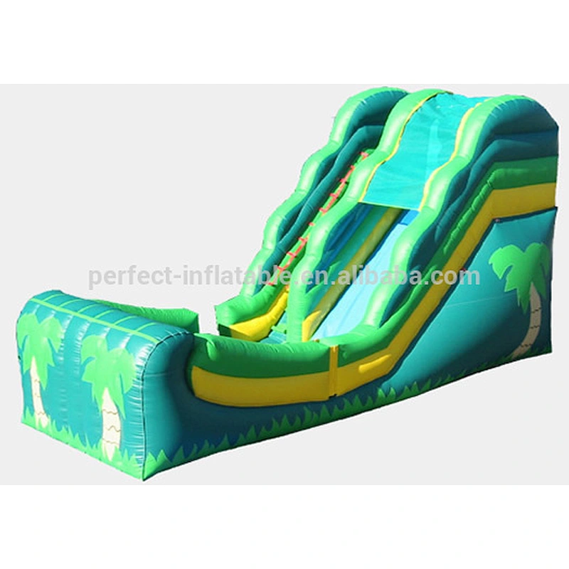 Lovely panda inflatable slip and slide, inflatable jumping bounce and castle
