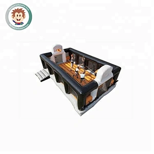 New arrival plastic basket hoop inflatable sports arena
