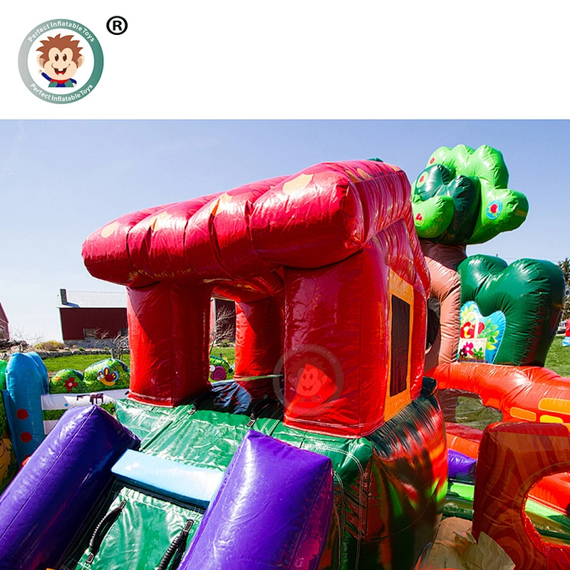Wholesale Custom Colorful Kids Inflatable Amusement Park Inflatable Fun City For Sale