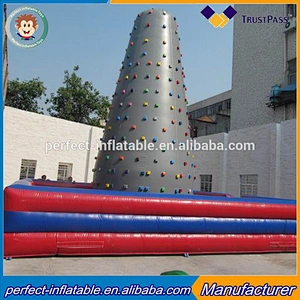 air inflatable rock mountain climbing wall inflatable rock hill climbing wall