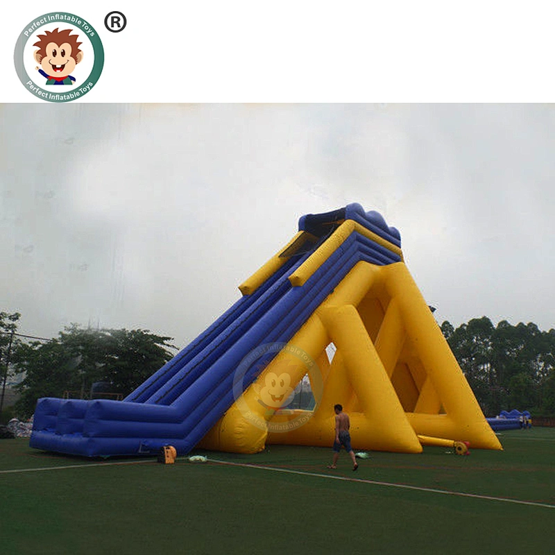 China Beach 30ft Tall Commercial Grade Jumping Castle Adults Water Slide Inflatable Water Park Slide Tube For Kids