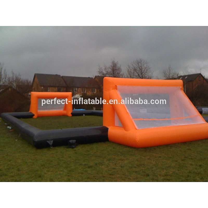 Attractive outdoor sports game mini inflatable soccer field mini size soccer field
