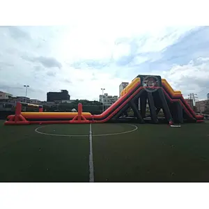 Hot sale grade commercial giant large bouncer water/dry  inflatable slide for adult
